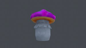 free mushroom 3d model