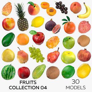 3D Fruits Collection 04 - 30 models model