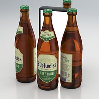 Beer Bottle Edelweiss Hefetrub Weizenbier 500ml 2019