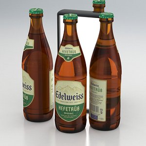 Beer Bottle Edelweiss Hefetrub Weizenbier 500ml 2019