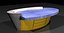 Kitchen Island - concrete
