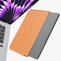 Apple Leather Sleeve with MacBook