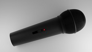 3D Wireless Microphone Black