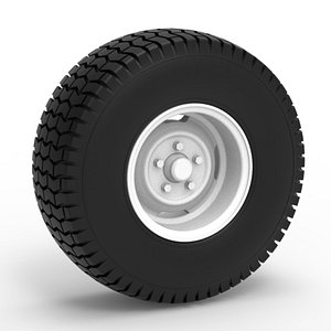 Offroad wheel 42 Scale 1 to 25 model