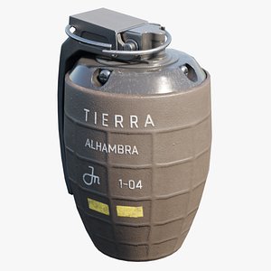 3D Hand Grenade  Alhambra D O M2