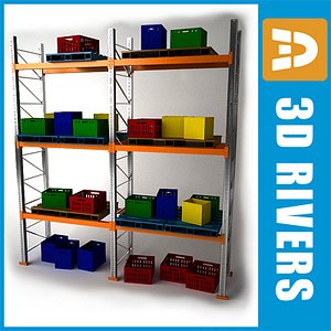 Pallet rack full by 3DRivers