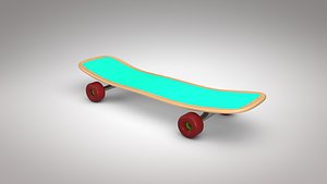 3D Skateboard model
