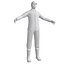 3d rigged worker man model