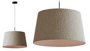 3D Boucle Tapered Pendant