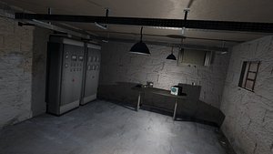 3D industrial interior props
