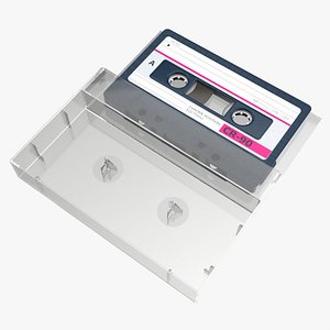 Audio cassette with cover 01