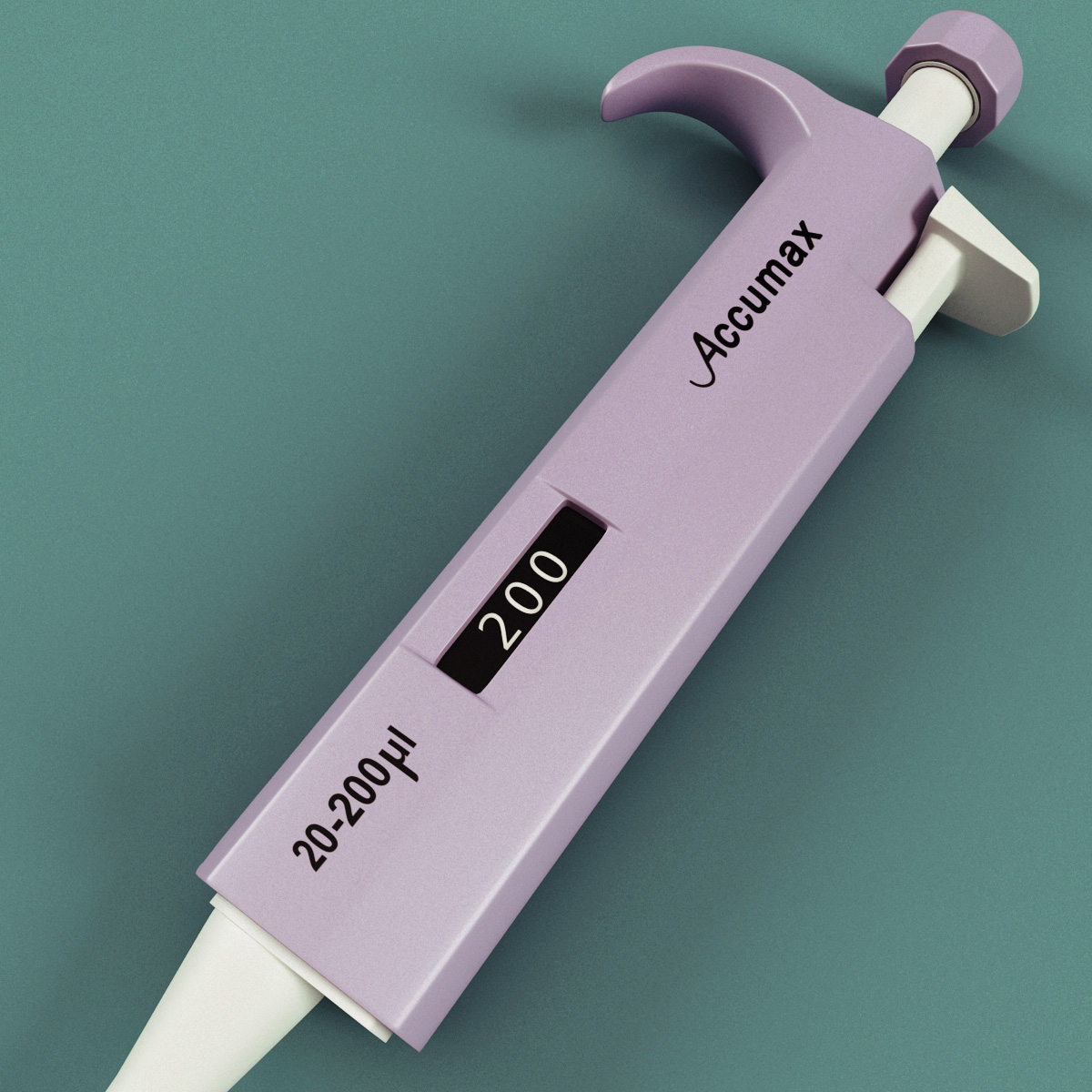 autoclavable pipette accumax v2 3d model