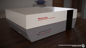 nintendo console 3d model