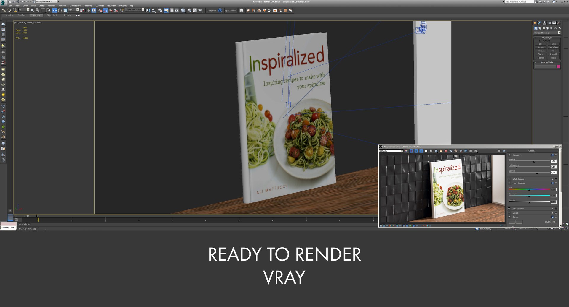 3D realistic inspiralized cookbook - TurboSquid 1465014