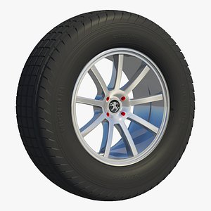 3d model wheel rim spoke