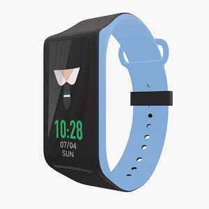 3D Titan Reflex Dual Toned Smart Band - Blue model
