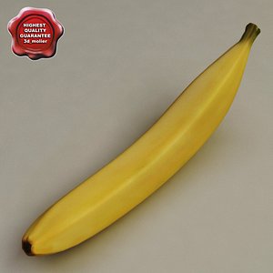 banana modelled 3d max