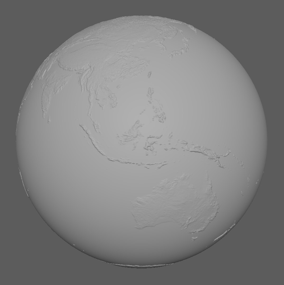 Earth Terrain Geometry 3D Model - TurboSquid 1217507