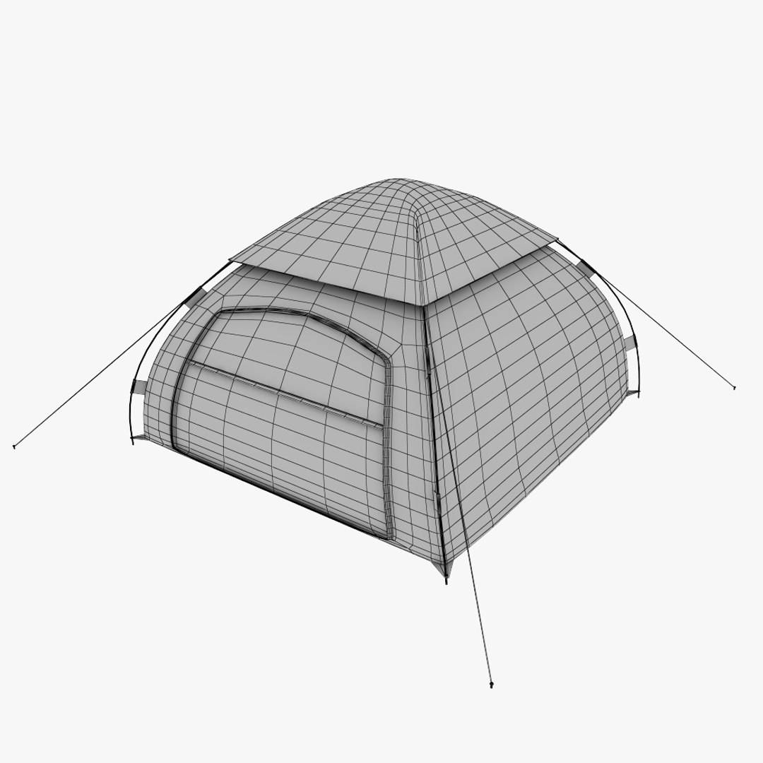 3d Realistic Camping Tent