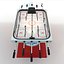 Arcade game machines and table games 5in1 3D model