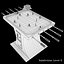 Arcade game machines and table games 5in1 3D model