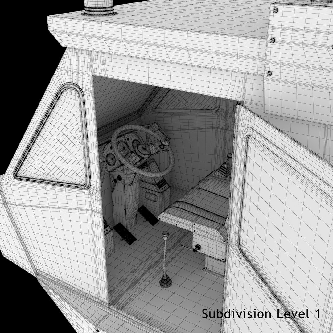 3d mobile crane model