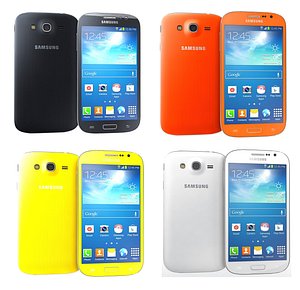 3d model samsung galaxy grand colors