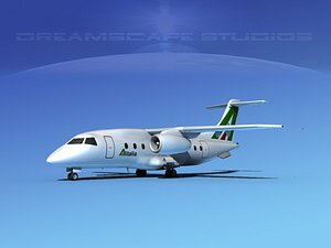 3d model airlines 328jet jet aircraft