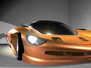 race car 3d model