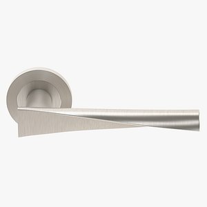 Eurospec Brema Satin Stainless Steel Door Handle 3D model