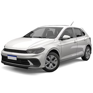 3D model Car Compact Polo 2025