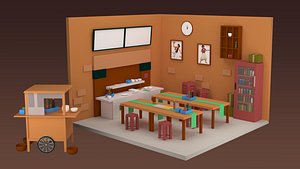 Mini restaurant model