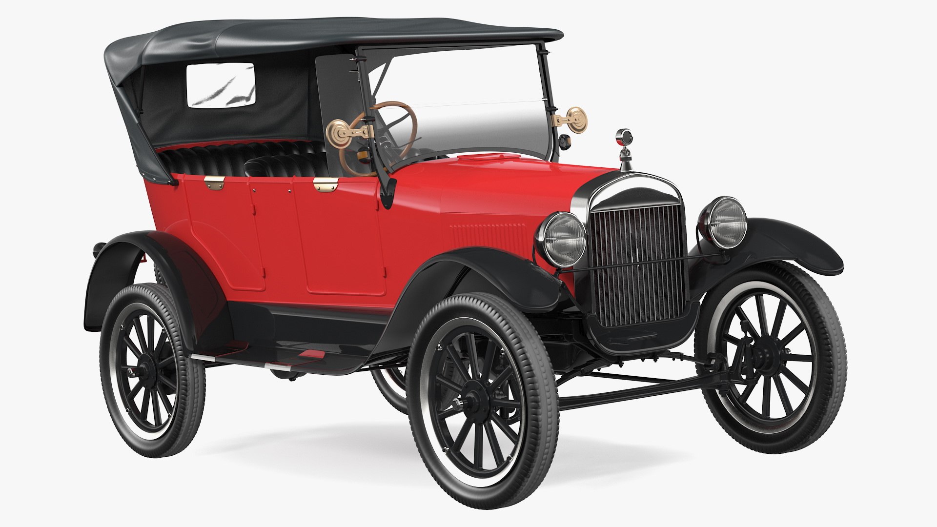 Classic Vintage 20s Car 3D model preview