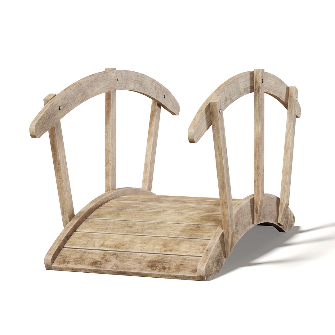 Small Bridge Wood Model - TurboSquid 1339813