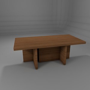 3D model modern table