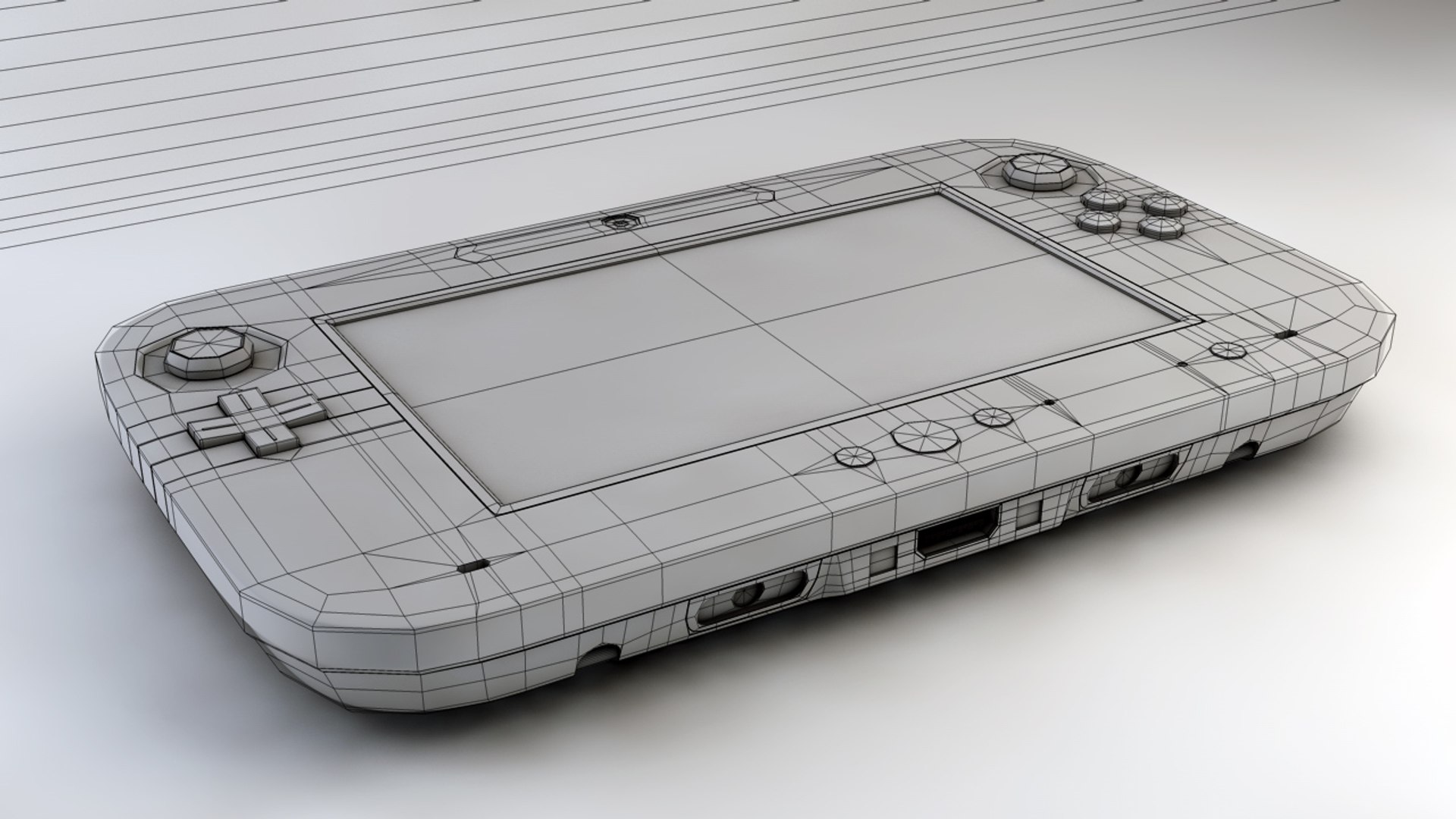 3d Wii U Model