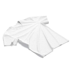 Flat Lay T-shirt - tightened cotton tee-shirt model