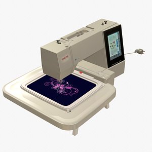 3D machine embroidery