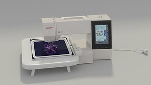 3D machine embroidery