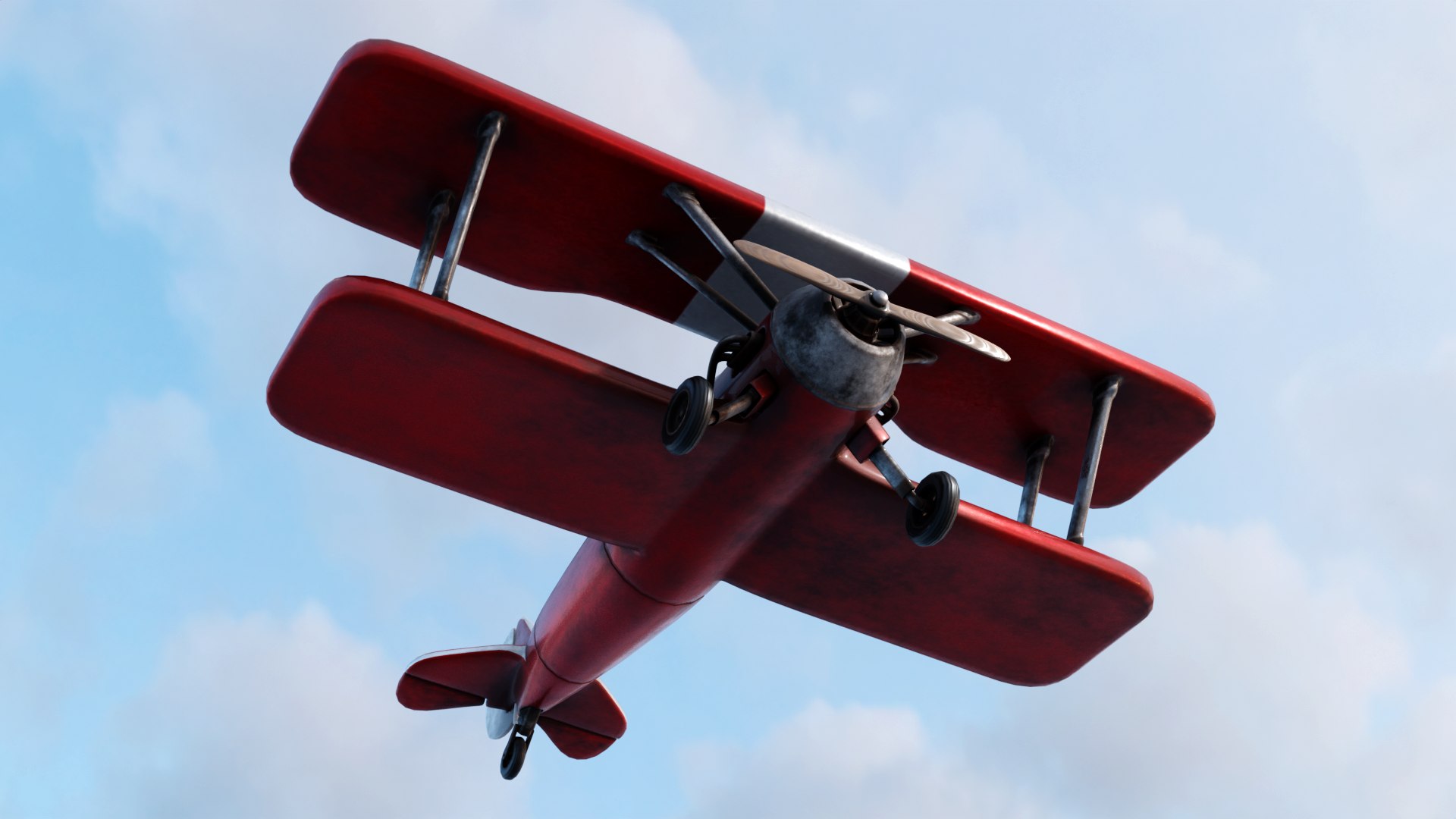 3D Modern Biplane Model - TurboSquid 2426161