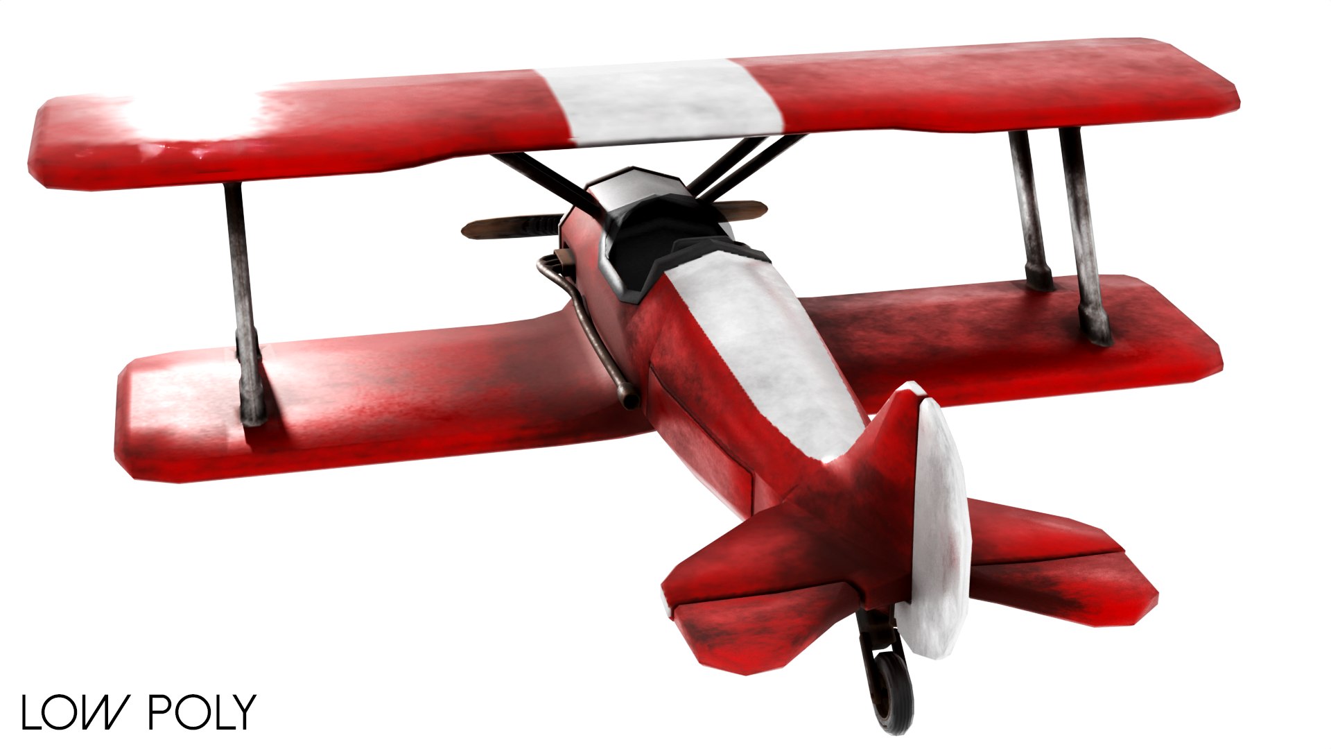 3D Modern Biplane Model - TurboSquid 2426161