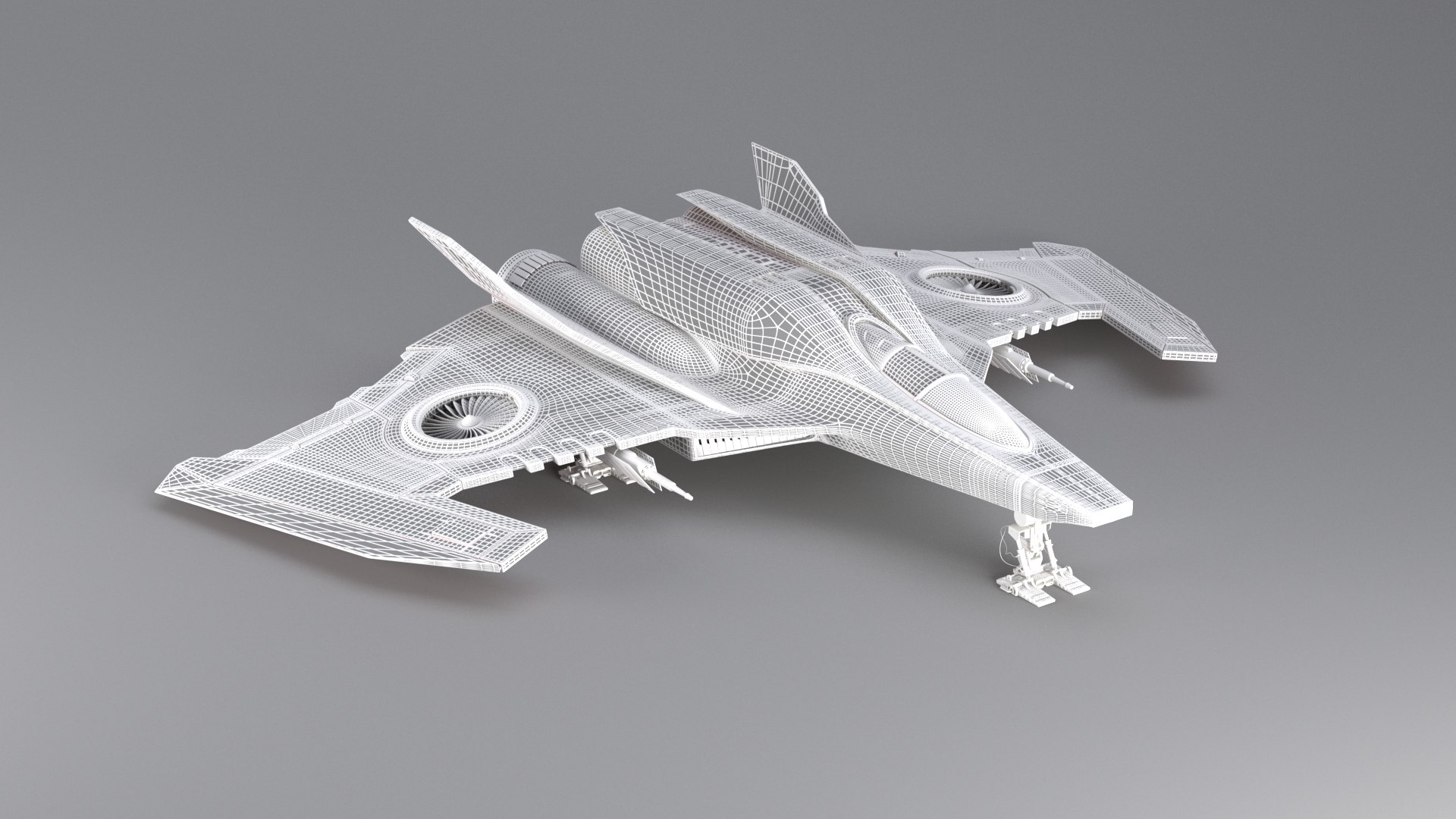 3D Spaceship Space Fighter Model - TurboSquid 1690252