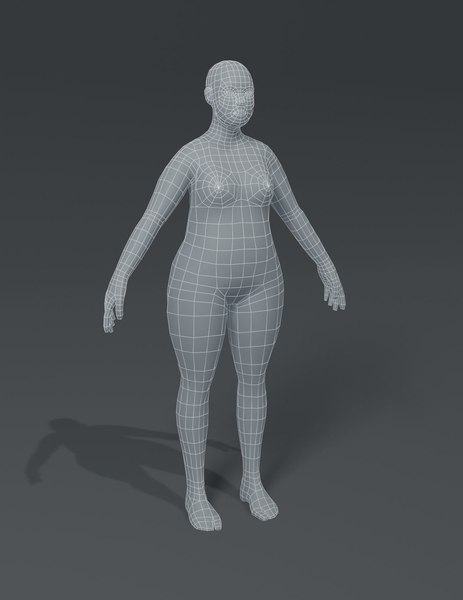 Human Body Base Mesh 40 Models Pack 3D model - TurboSquid 1769322