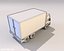 Bloco de caminhões de caminhão de ônibus Low Poly