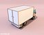 Bloco de caminhões de caminhão de ônibus Low Poly