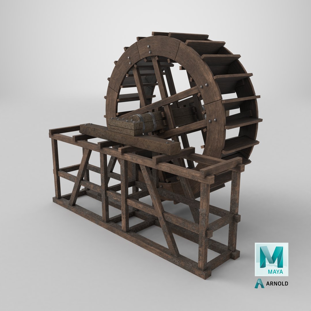 3D Water Mill 2 - TurboSquid 2350097