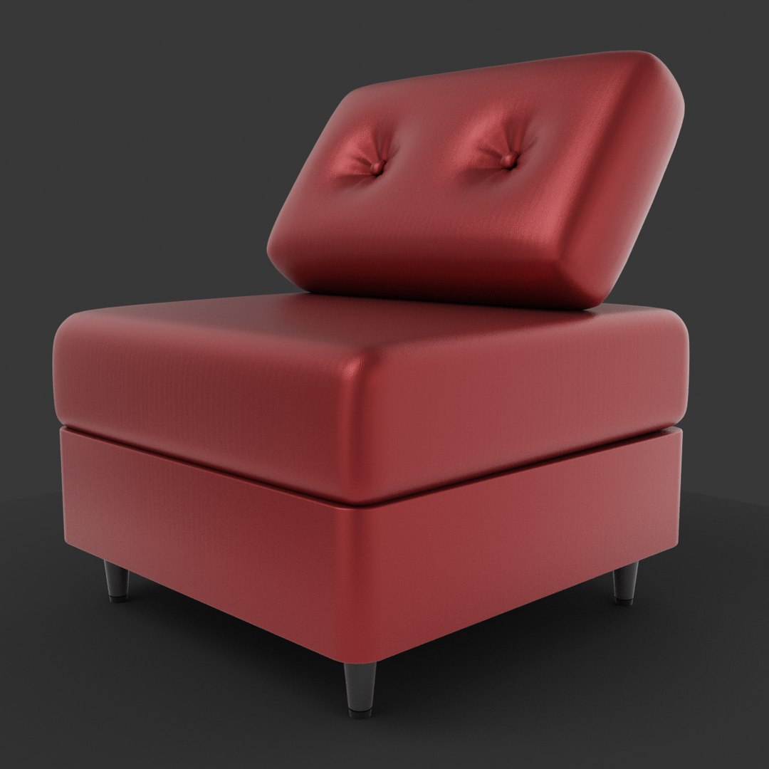 3D Couch Chest - TurboSquid 1666175