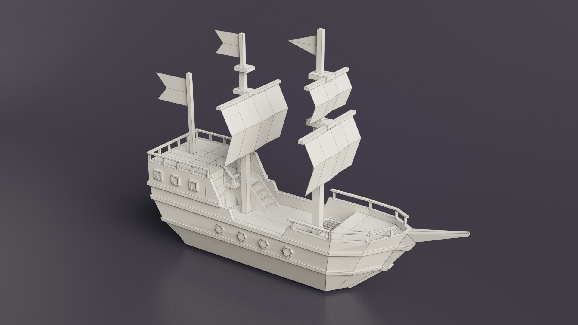 3D Pirate ship low-poly https://p.turbosquid.com/ts-thumb/tC/Rk2HKQ/2L/wireframe_1/png/1746349269/1920x1080/fit_q87/50e2f683f81429bd49555d8fddd1aa4708490b93/wireframe_1.jpg