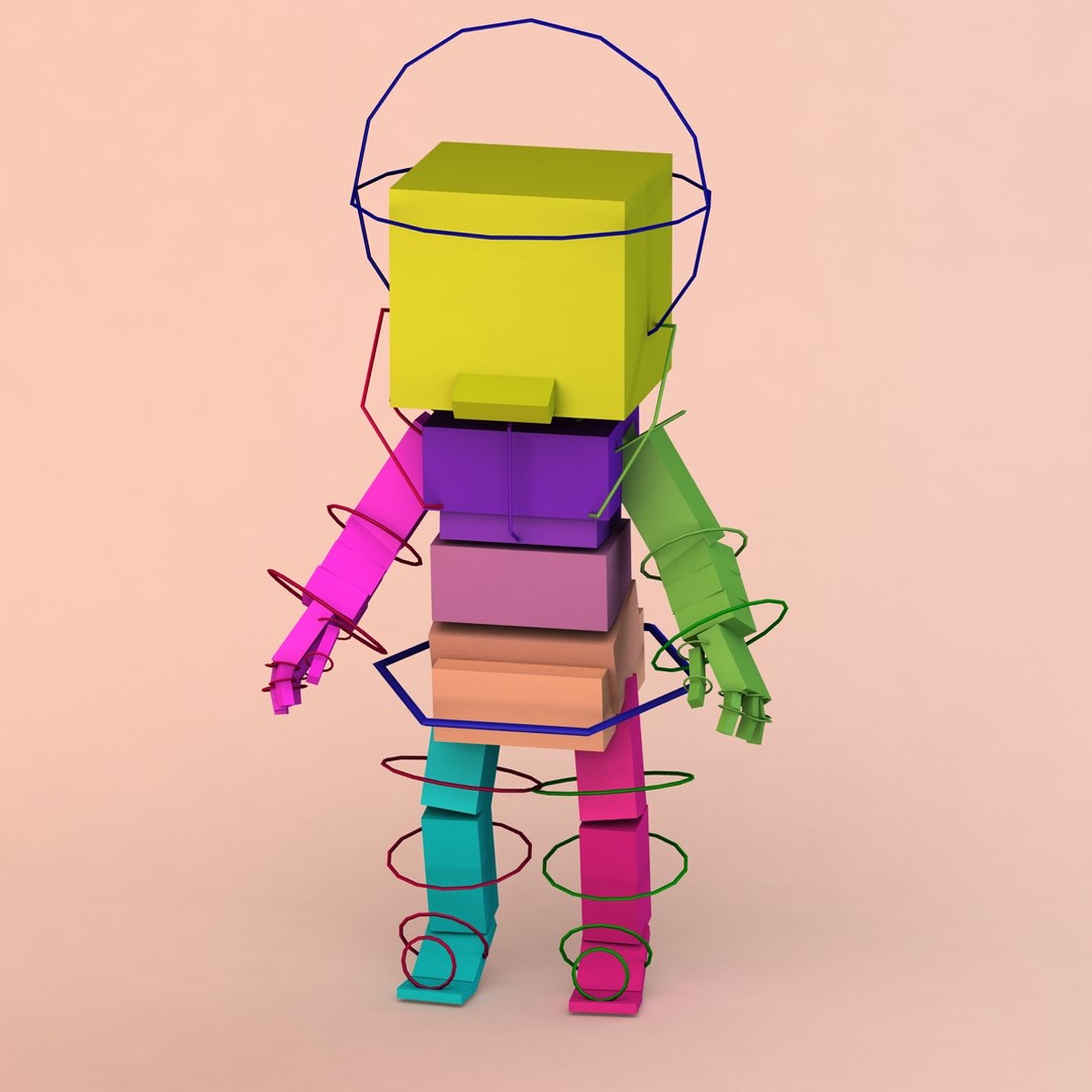 Max Cartoon Baby Character Rigging