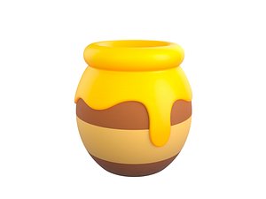 3D honey jar